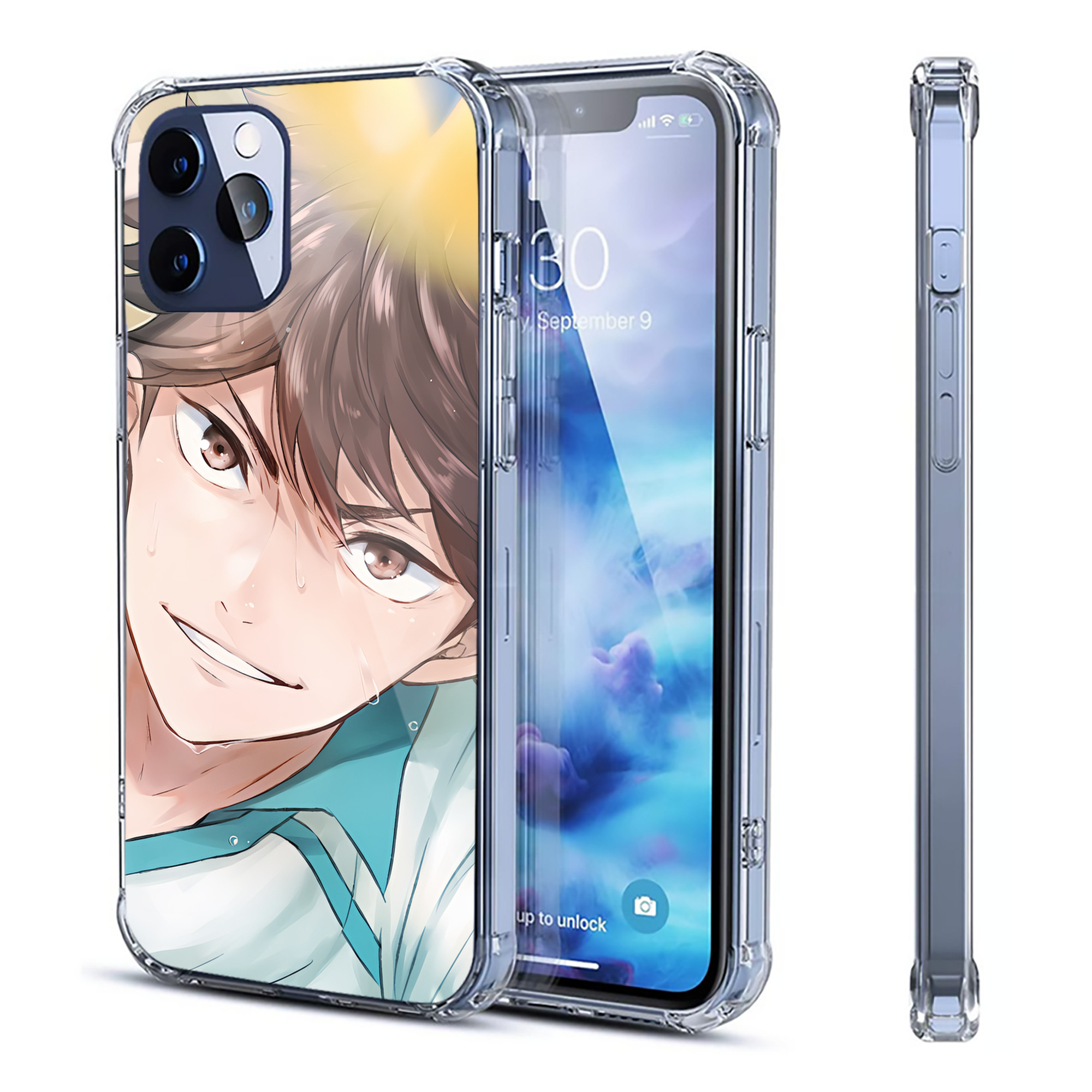 （画像用） ハイキュー!! Haikyu!! 【iPhone 12シリーズ対応】透明スマホケース（クリアソフトケース）